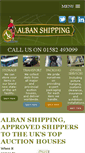 Mobile Screenshot of albanshipping.co.uk